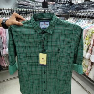 *Cotton full Sleeve Check Shirt for Men's