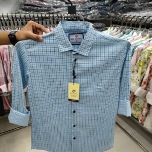 *Cotton full Sleeve Check Shirt for Men's