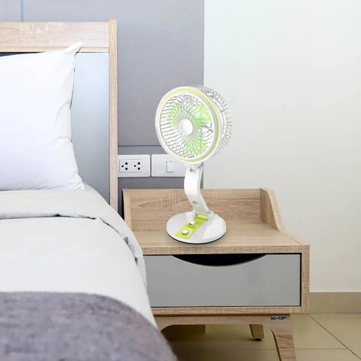 Rechargeable folding fan with LED light - Image 8