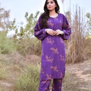 স্টাইলের পাখি প্রিন্টের টু-পিস