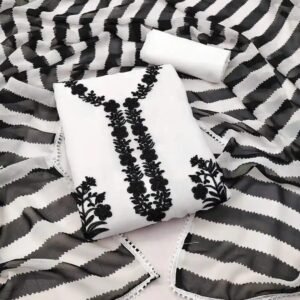 কাশ্মীরী আড়ি এম্ব্রডারী থ্রি-পিচ