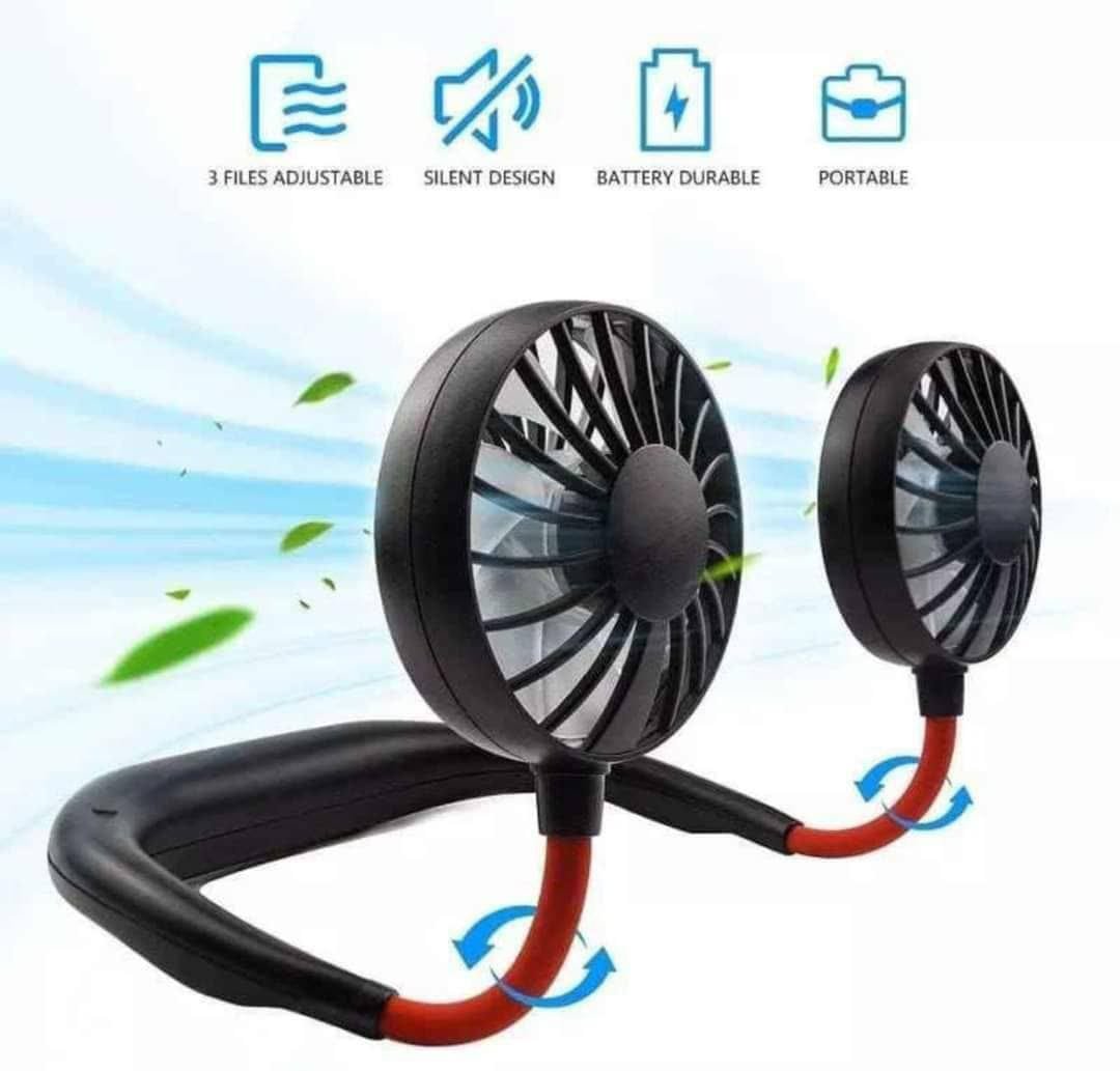 Rechargeable Neck Fan - Image 5