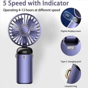 Portable Digital Display Fan