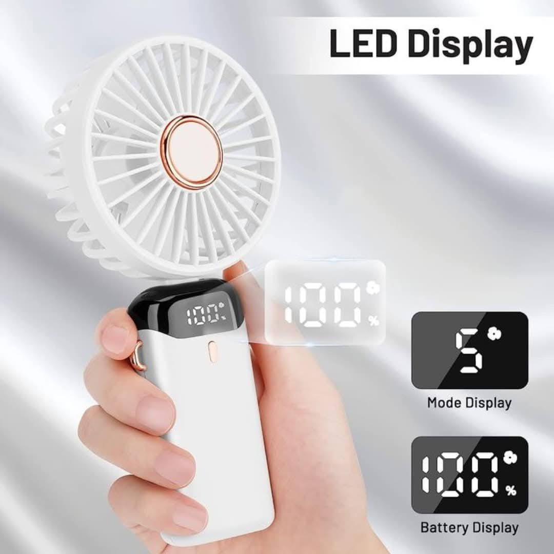 Portable Digital Display Fan