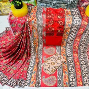 নতুন ধুপিয়ান সিল্ক শাড়ি ও পাঞ্জাবির কাপল সেট