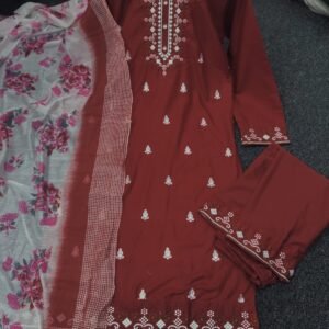 নিউ ইন্ডিয়ান ডিজাইনের থ্রি পিস