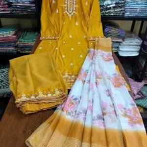 নিউ ইন্ডিয়ান ডিজাইনের থ্রি পিস