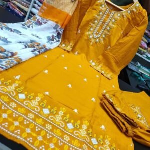 নিউ ইন্ডিয়ান ডিজাইনের থ্রি পিস