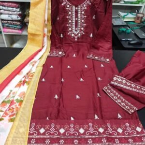 নিউ ইন্ডিয়ান ডিজাইনের থ্রি পিস