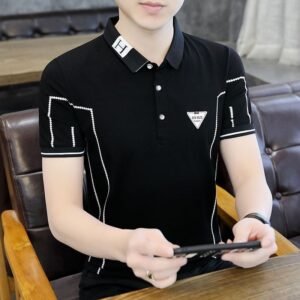 Premium Quality Cotton Half Sleeve Polo T- Shirt For Men