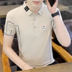 Premium Quality Cotton Half Sleeve Polo T- Shirt For Men