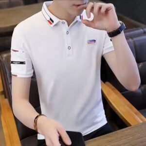 Premium Quality Cotton Half Sleeve Polo T- Shirt For Men