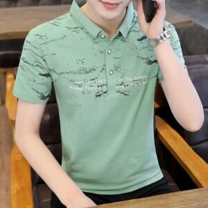 Premium Quality Cotton Half Sleeve Polo T- Shirt For Men