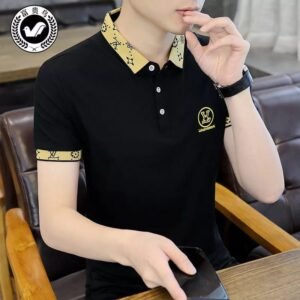 Premium Quality Cotton Half Sleeve Polo T- Shirt For Men