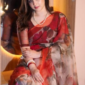 প্রিমিয়াম চান্দুরি সিল্ক শাড়ি