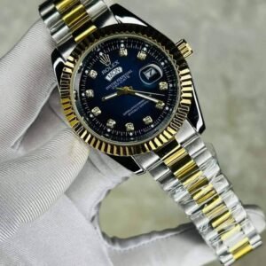 Rolex Quartz Movement Stainless Steel Analog Watch for Men