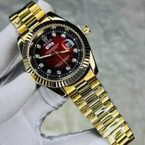 Rolex Quartz Movement Stainless Steel Analog Watch for Men