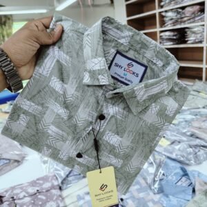 Pure Cotton full Sleeve Print Shirt for Men's