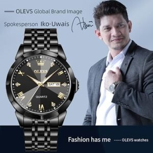 Butter Fly Lock OLEVS 9931G New Exclusive Design Quartz Watch for Men