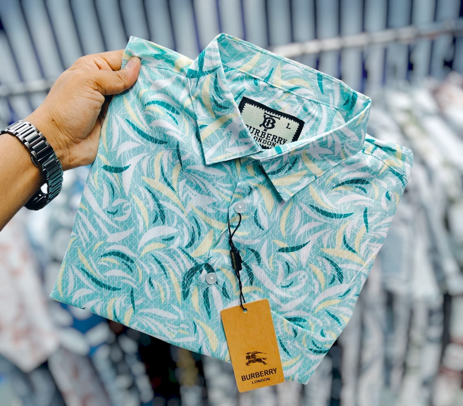 Burberry Half Sleeve Shirt for Summer