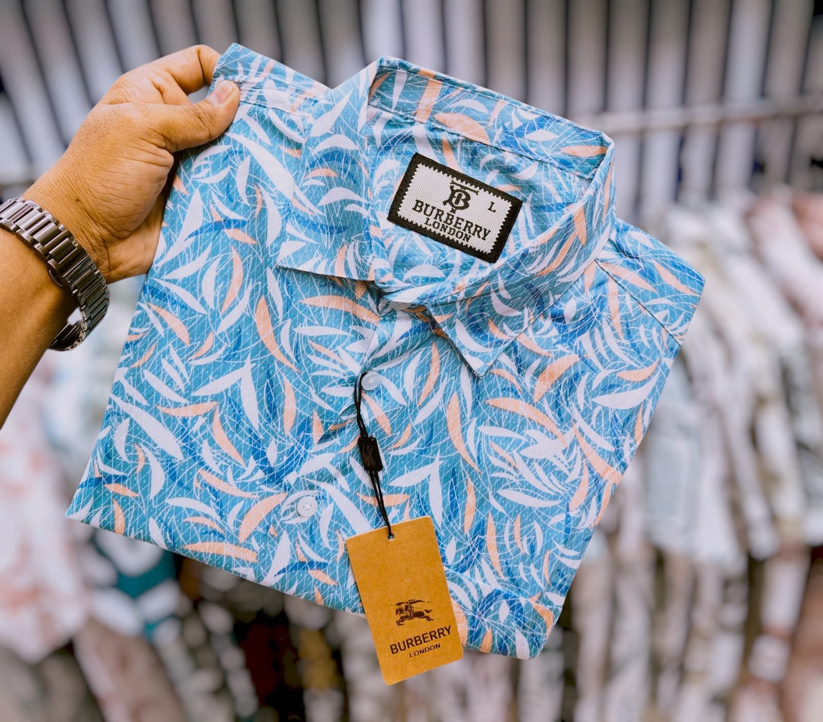 Burberry Half Sleeve Shirt for Summer