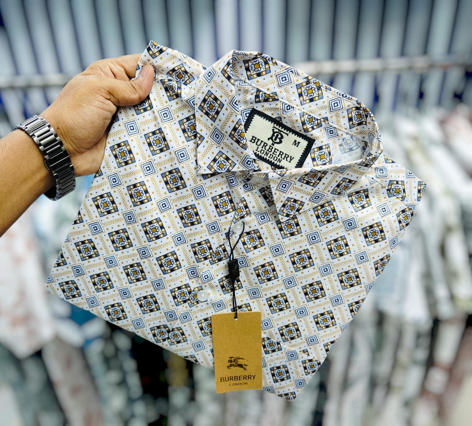 Burberry Half Sleeve Shirt for Summer