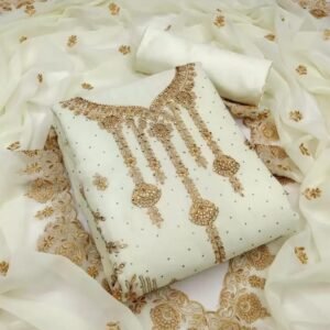 Embroidary Georjet Three Piece