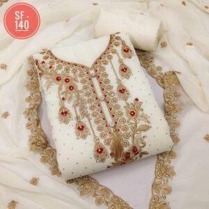 Embroidary Georjet Three Piece