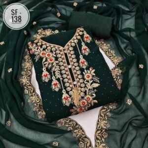 Embroidary Georjet Three Piece