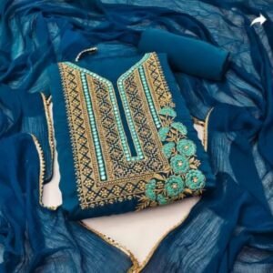 Embroidary Georjet Three Piece