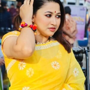 Block Print Sharee with Blouse Piece