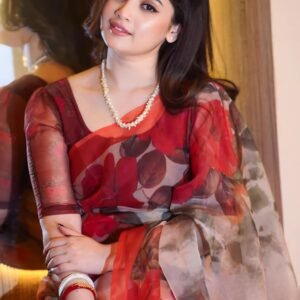 Digital Print Sharee with Blouse Piece