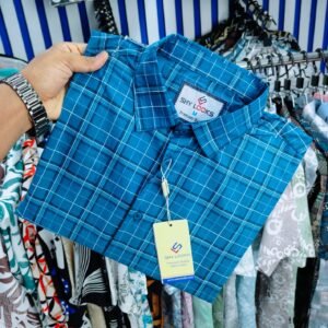 Pure Cotton full Sleeve Check Shirt for Men's