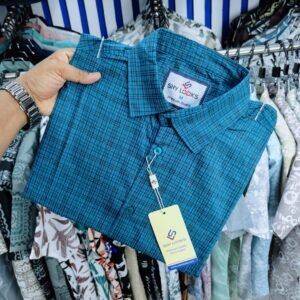 Pure Cotton full Sleeve Check Shirt for Men's
