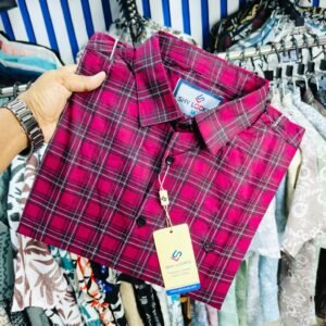 Pure Cotton full Sleeve Check Shirt for Men's