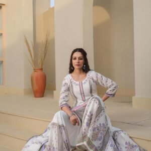 শারারা থ্রিপিস সেট