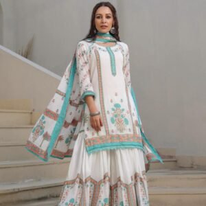 শারারা থ্রিপিস সেট