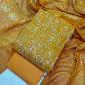 এম্ব্রডারী থ্রি-পিস