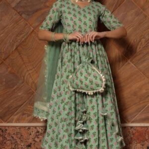 ❤️গ্রাউন্ড থ্রি পিস 💚