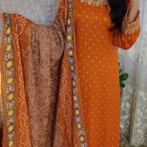 এম্ব্রয়ডারি থ্রি-পিস