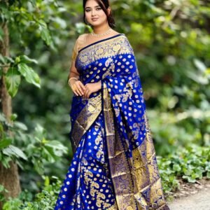 🥰প্রিমিয়াম মানের কাতান শাড়ি🥰