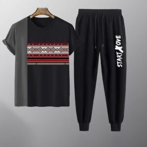 T-Shirt+Trouser Combo Set For Men