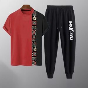 T-Shirt+Trouser Combo Set For Men
