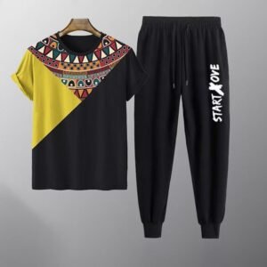 T-Shirt+Trouser Combo Set For Men