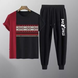 T-Shirt+Trouser Combo Set For Men