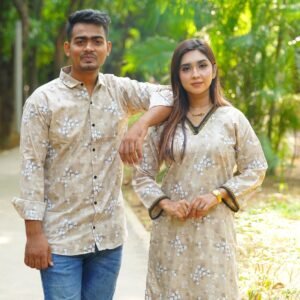 🥰২পিস এন্ড শার্ট কাপল ড্রেস🥰