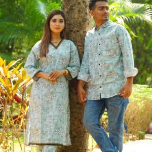 🥰২পিস এন্ড শার্ট কাপল ড্রেস🥰