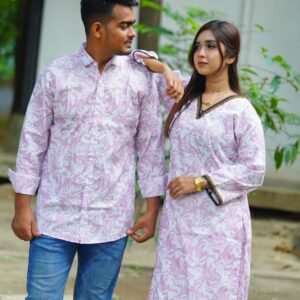 🥰২পিস এন্ড শার্ট কাপল ড্রেস🥰