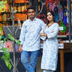 🥰২পিস এন্ড শার্ট কাপল ড্রেস🥰