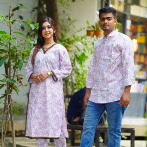 🥰২পিস এন্ড শার্ট কাপল ড্রেস🥰